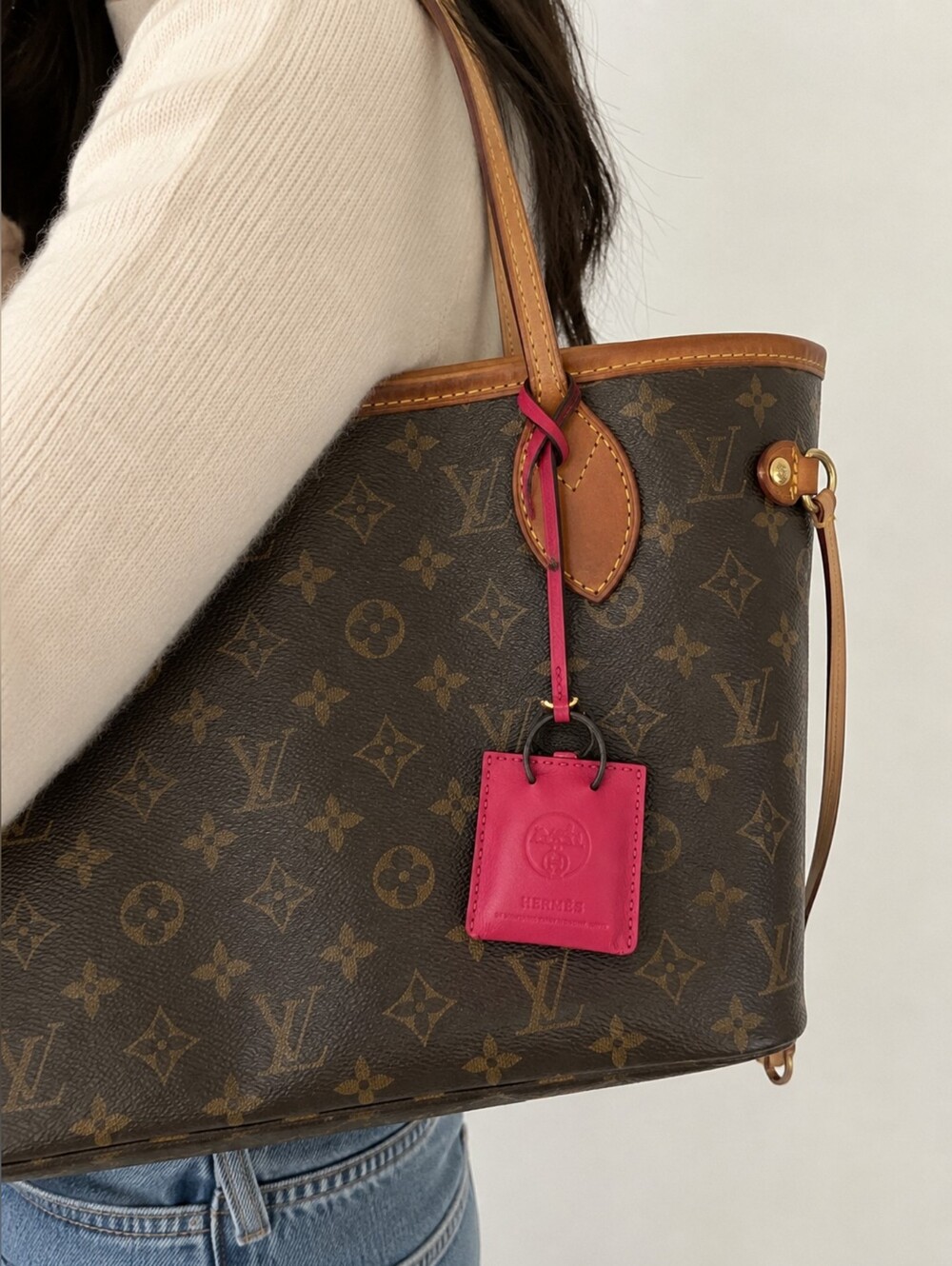 🩷 Hermes Agneau Milo Bag Charm 🩷